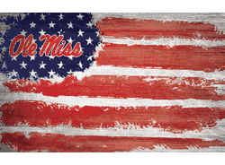 Mississippi Rebels Flag 11x19