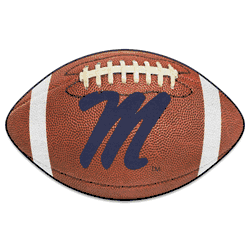 Mississippi Rebels Football Rug - 20.5in. x 32.5in.