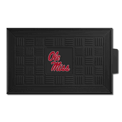 Mississippi Rebels Heavy Duty Vinyl Medallion Door Mat - 19.5in. x 31in.