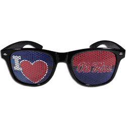Mississippi Rebels I Heart Game Day Shades
