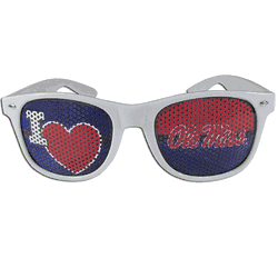 Mississippi Rebels I Heart Game Day Shades