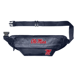 Mississippi Rebels Large Fanny Pack NAVY