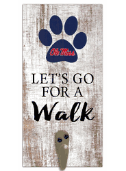 Mississippi Rebels Leash Holder 6x12 Sign