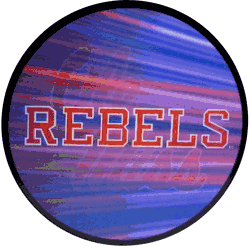 Mississippi Rebels Lenticular Flip Decals
