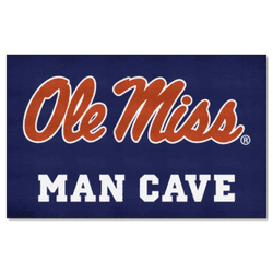 Mississippi Rebels Man Cave Ulti-Mat Rug - 5ft. x 8ft.