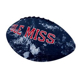 Mississippi Rebels Mini Camo Size Rubber Footballl