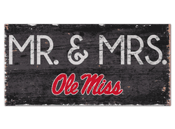 Mississippi Rebels Mr & Mrs Sign