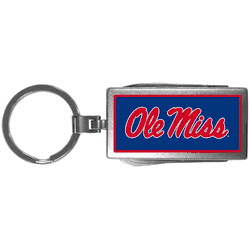 Mississippi Rebels Multi-tool Key Chain, Logo