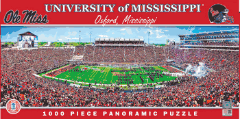 Mississippi Rebels NCAA 1000pc Panoramic Puzzle