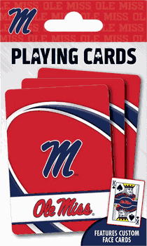 Mississippi Rebels NCAA Playing Cards