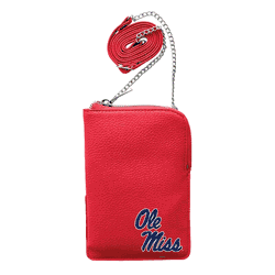 Mississippi Rebels Pebble Smart Purse Lred