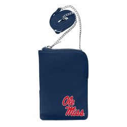 Mississippi Rebels Pebble Smart Purse Navy