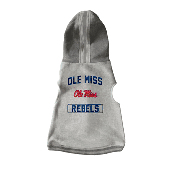 Mississippi Rebels Pet Hooded Crewneck Type XS