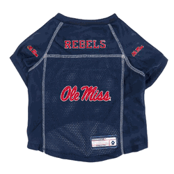 Mississippi Rebels Pet Jersey Xtra Large