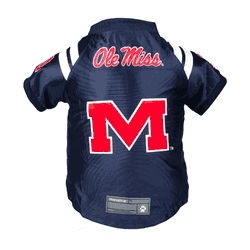 Mississippi Rebels Pet Premium Jersey Large