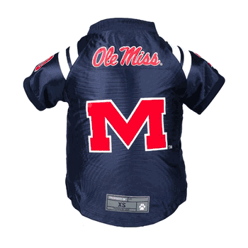 Mississippi Rebels Pet Premium Jersey Xtra Small