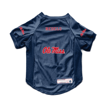 Mississippi Rebels Pet Stretch Jersey L