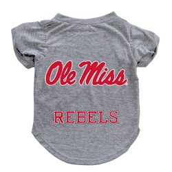 Mississippi Rebels Pet T-Shirt Small