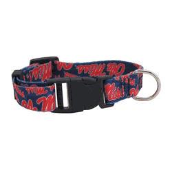 Mississippi Rebels Pet Team Collar Medium