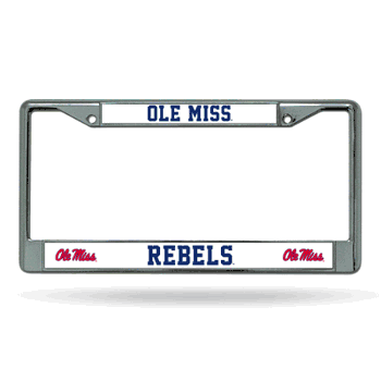 Mississippi Rebels Chrome Frame