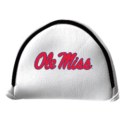 Mississippi Rebels Putter Cover - Mallet (White)