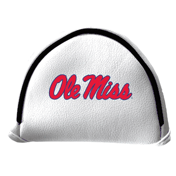 Mississippi Rebels Putter Cover - Mallet (White)