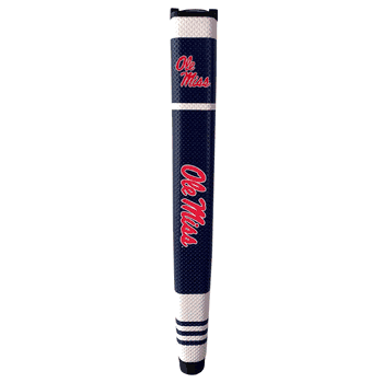 Mississippi Rebels Putter Grip (Colored with white stripes)