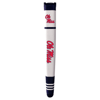 Mississippi Rebels Putter Grip (White with colored stripes)