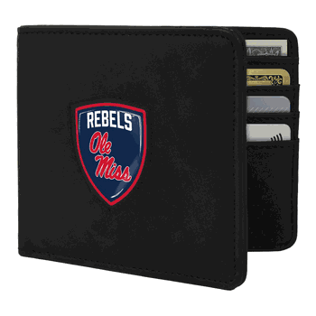 Mississippi Rebels Shield Wallet - Black