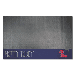 Mississippi Rebels Southern Style Vinyl Grill Mat - 26in. x 42in.