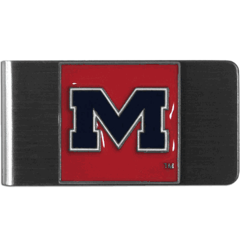 Mississippi Rebels Steel Money Clip