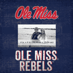 Mississippi Rebels Team Name 10"x10" Picture Frame