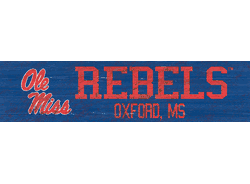 Mississippi Rebels Team Name Sign