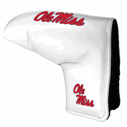 Mississippi Rebels Tour Blade Putter Cover (White)