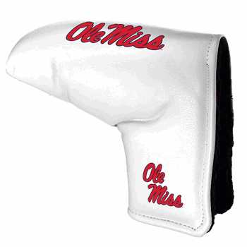 Mississippi Rebels Tour Blade Putter Cover (White)