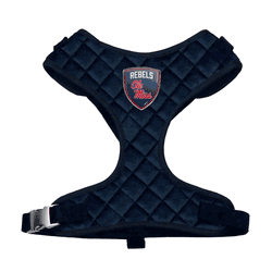 Mississippi Rebels Velvet Pet Harness - Large
