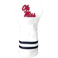 Mississippi Rebels Vintage Driver Headcover (White)