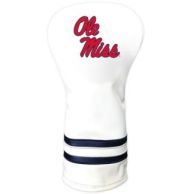 Mississippi Rebels Vintage Driver Headcover (White)