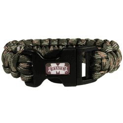 Mississippi St. Bulldogs Camo Survivor Bracelet