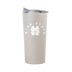 Mississippi State Bulldogs 20oz Interlocked MS Powder Coat Tumbler