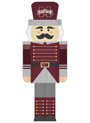 Mississippi State Bulldogs 31" Nutcracker Leaner
