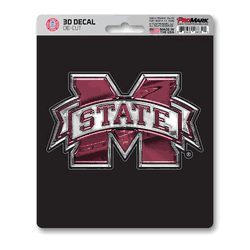 Mississippi State Bulldogs 3D Decal Sticker