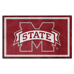 Mississippi State Bulldogs 4ft. x 6ft. Plush Area Rug