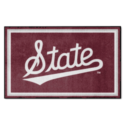 Mississippi State Bulldogs 4ft. x 6ft. Plush Area Rug