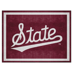 Mississippi State Bulldogs 8ft. x 10 ft. Plush Area Rug
