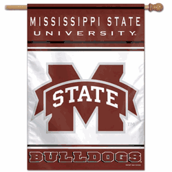 Mississippi State Bulldogs Banner 28x40 Vertical
