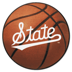 Mississippi State Bulldogs Basketball Rug - 27in. Diameter