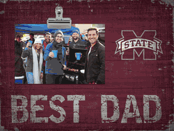 Mississippi State Bulldogs Best Dad Clip Frame