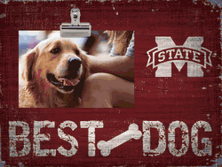 Mississippi State Bulldogs Best Dog Clip Frame
