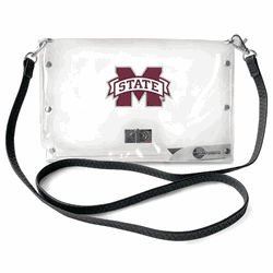 Mississippi State Bulldogs Clear Envelope Purse STRAP